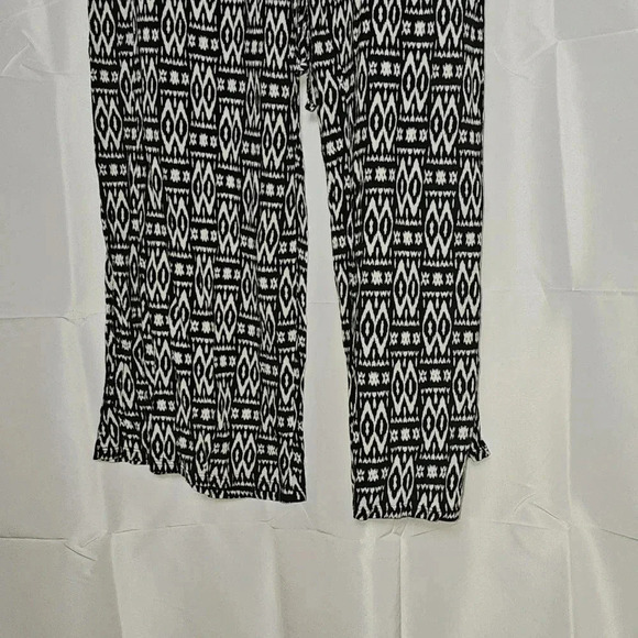 NWT Wonder Limited Morocco‎ black,white tribal palazzo plus side pants - Picture 7 of 12